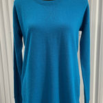 Sweet Romeo  Women’s Blue Knit Sweater Size Medium Photo 0
