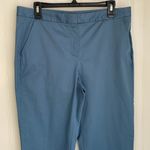 Massimo Dutti  Light Blue Chino Pants Ankle Pockets‎ Quiet Luxury Classic Size 10 Photo 3