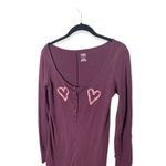 PINK - Victoria's Secret Victoria’s Secret Pink SZ XS purple candy cane onesie Photo 4