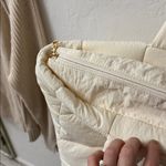 A New Day Cream White Quilted Puff Bag Photo 2