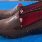 Women's brown Leather rsvp wedges 8m Size 8 Photo 0