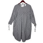 Kowtow Juno Dress Black and White Gingham Check Oversized shirt dress XS Photo 1