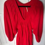 Free People  Dress Red Mini Photo 0
