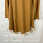 LOGO By Lori Goldstein LOGO Lori Goldstein Waffle Knit Crotchet Trim Top Size XS Photo 2