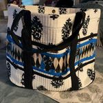 Large rapsodia tote quilted bag new with tags Blue Photo 0