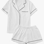 Amazon White Pajama Set Photo 0