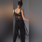 Urban Outfitters NWT  Festival Ribbon Bow Fringe Top in Cream Photo 6