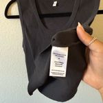 Elwood MALIBU RIBBED CROP TANK AGED GREY Size M Loungewear Lounge Gray Size M Photo 3