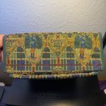 VTG 90s Tapestry Golf Tournament Tote Bag & Coin Purse Pouch Plaid Large Purse Green Photo 7