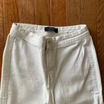 white Bershka flare wide leg jeans Size 4 Photo 3