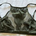 Victoria's Secret Body By Victoria Secret Green Lace Halter Bra Size Medium NWOT Photo 1