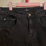 Womens THC The Hideout Clothing Black Ripped Patch Skinny Jeans Size 28 Photo 2