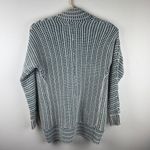Pink republic  Knitted Cardigan Sweater‎ Womens Sz S Blue White Open Front Chunky Photo 5