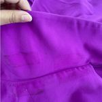 Sachin + Babi ‎ Dress Womens 2 Purple Davis Gown Crepe Asymmetrical Off Shoulder Photo 13