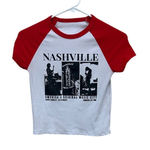 Nashville Raglan Tee size XS White Photo 0