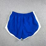 Nike Dri Fit Running Shorts Women Large Blue White Athletic Gym Workout Training Photo 1