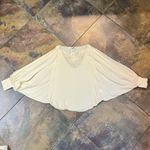 Haute Hippie NWT  Bat Wing Embroidery Blouse 100% Silk XS Photo 4