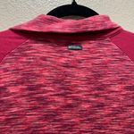 Columbia Sportswear Company Quarter-Zip Pullover Jacket Pink Cotton Sz M Photo 3