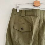 Banana Republic  Linen-Blend Stretch Utility Pant in Green Size 16 Photo 4