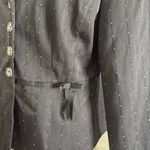 Y2k vintage bow detail clip dot blazer Black Size 10 Photo 6
