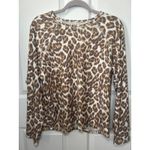 Aerie  Leopard Print Long Sleeve Rash Guard Swim Animal Print‎ XXL Sun Protection Photo 1