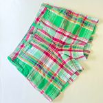 Polo Ralph Lauren Women’s Shorts Size 2 Plaid Print Green Photo 0