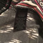 White House | Black Market WHBM ikat Wide Leg Pants Geo tuxedo band in black multi sz xs Photo 3