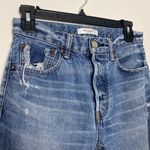 Moussy Vintage MV Latrobe Medium Wash Distressed Jeans Size 25 Photo 3