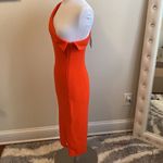 NBD Kade Dress Orange One Shoulder Dress Photo 3