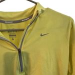 Nike  Dri-FIT Neon Yellow Running Pullover M Half Zip Long Sleeve Activew… Photo 5