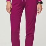 FIGS Boston Slim Jogger Scrub Pants in Dark Magenta Size XX-Small NWT Photo 0