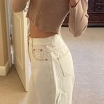 SheIn White High Rise Mom Jeans  Photo 0