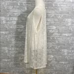 LOGO By Lori Goldstein  Ivory Lace Tank Top Photo 1