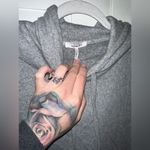 Comune Ashland Heather Grey Hoodie Slightly Cropped Gray Photo 2