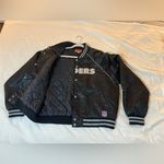 NFL Vintage Official RAIDERS
RHINESTONE LETTERS SATIN JACKET
SUPER RARE Size XL Photo 6