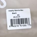 NWT FOURLAPS Women’s Black Vitality Sports Bra Size XS Photo 5