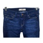 Hollister Skinny Leg Jeans Womens 0L Dark Wash 24x33 Stretch Y2K Thick Stitch Photo 2