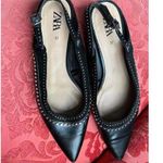 ZARA  Women's Pointed Toe Slingback Flats - Size 37 Photo 0