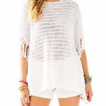 Lilly Pulitzer Oceania Pullover Poncho Sweater Photo 0