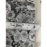 Brooks Brothers Black White Houndstooth Floral Print Knee Length Shift Dress 6 Photo 10