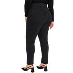 Old Navy  Women’s High-Waisted OG Straight Black Jeans Plus Size 28 Mom Denim Photo 1