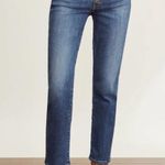 Veronica Beard Ryleigh Slim Straight High Rise Jean in Laguna Wash Photo 0