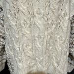 Andthewhy  cable nit sweater. Women’s size S/M oversized Photo 3