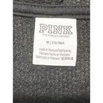 Victoria’s Secret Pink Women's Half Zip Pullover Sherpa Hoodie Black Size Medium Black Photo 2