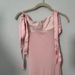 Free People NEW  Got Glam Mesh Slip Dress Pink Adjustable Satin Straps Size XS Photo 5