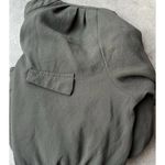 Ryan Michelle Long Ample Green Olive Dress with Gold Buttons + Belt Women’s Sz M Size M Photo 10