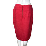 Anthropologie Moulinette Soeurs Skirt Womens 6 Red Pencil Straight Office Career Photo 3