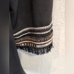 ZARA Combination Faux Suede Embroidered Jacket Cardigan Size Med Photo 9