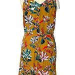 A New Day Target Faux Wrap Dress Ruffle Hem Tan Multi Floral New Sz Women's 2XL Photo 5