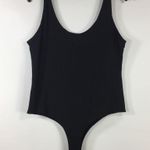 Sleeveless Scoop Neck Bodysuit Black XL Photo 8